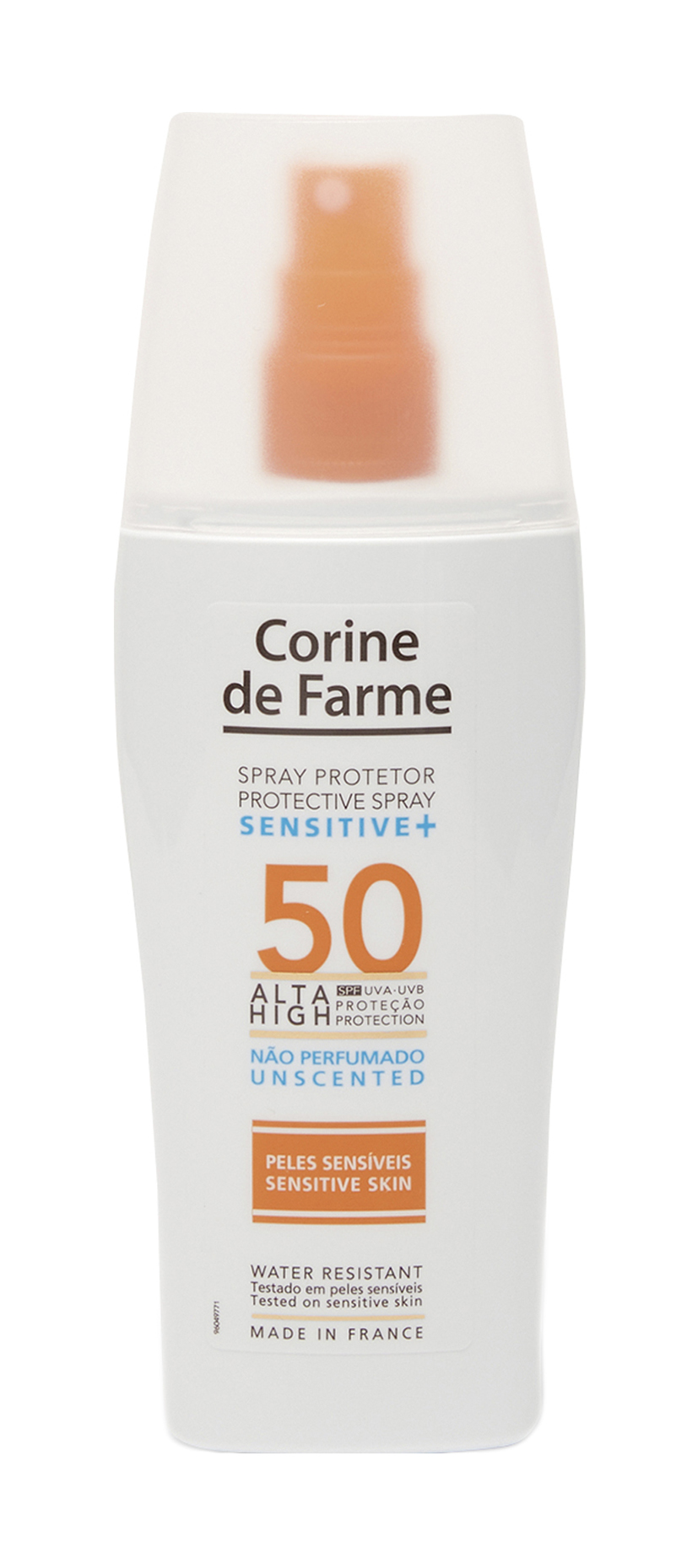 Купить Молочко Corine De Farme для тела Protective Spray Sensitive+ SPF50 150 мл