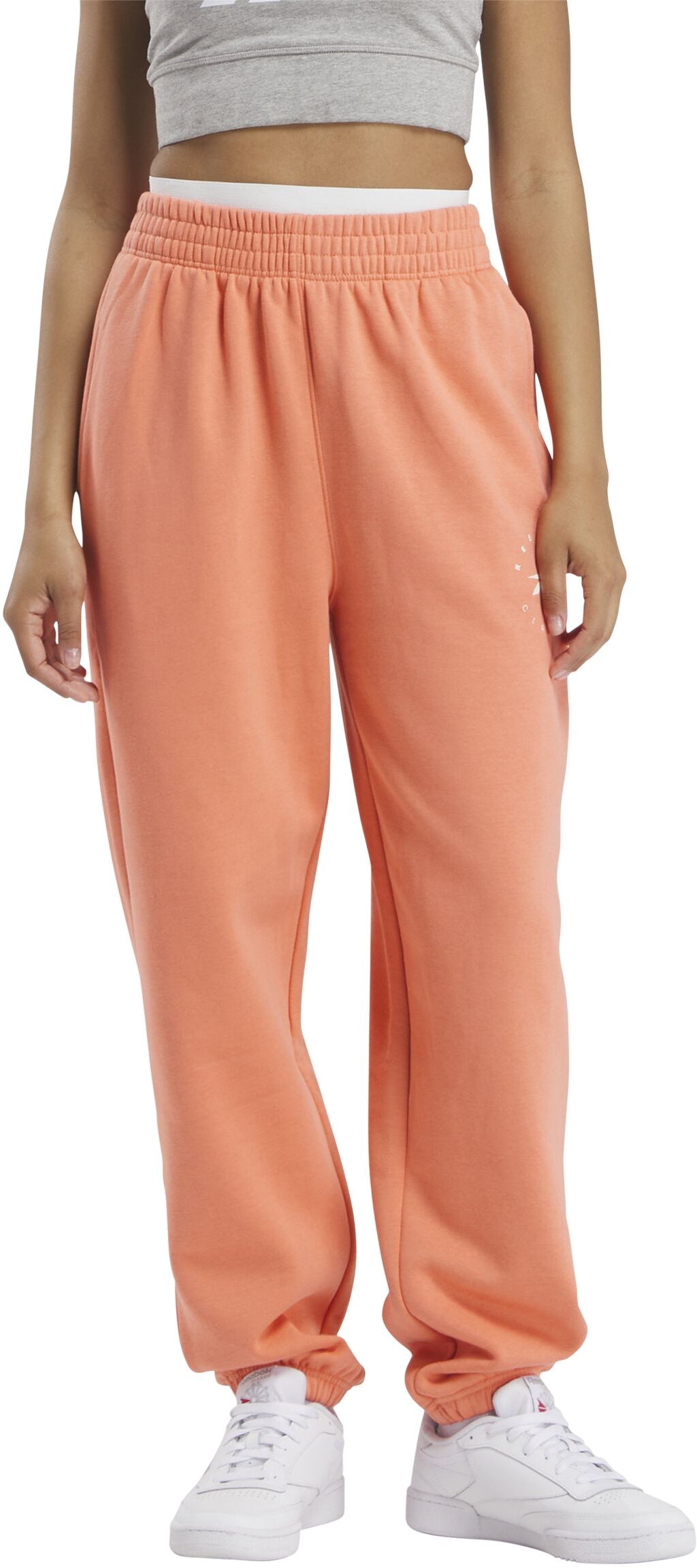 

Спортивные брюки женские Reebok Q3 Ide Fleece Pant оранжевые XS, Оранжевый, Q3 Ide Fleece Pant