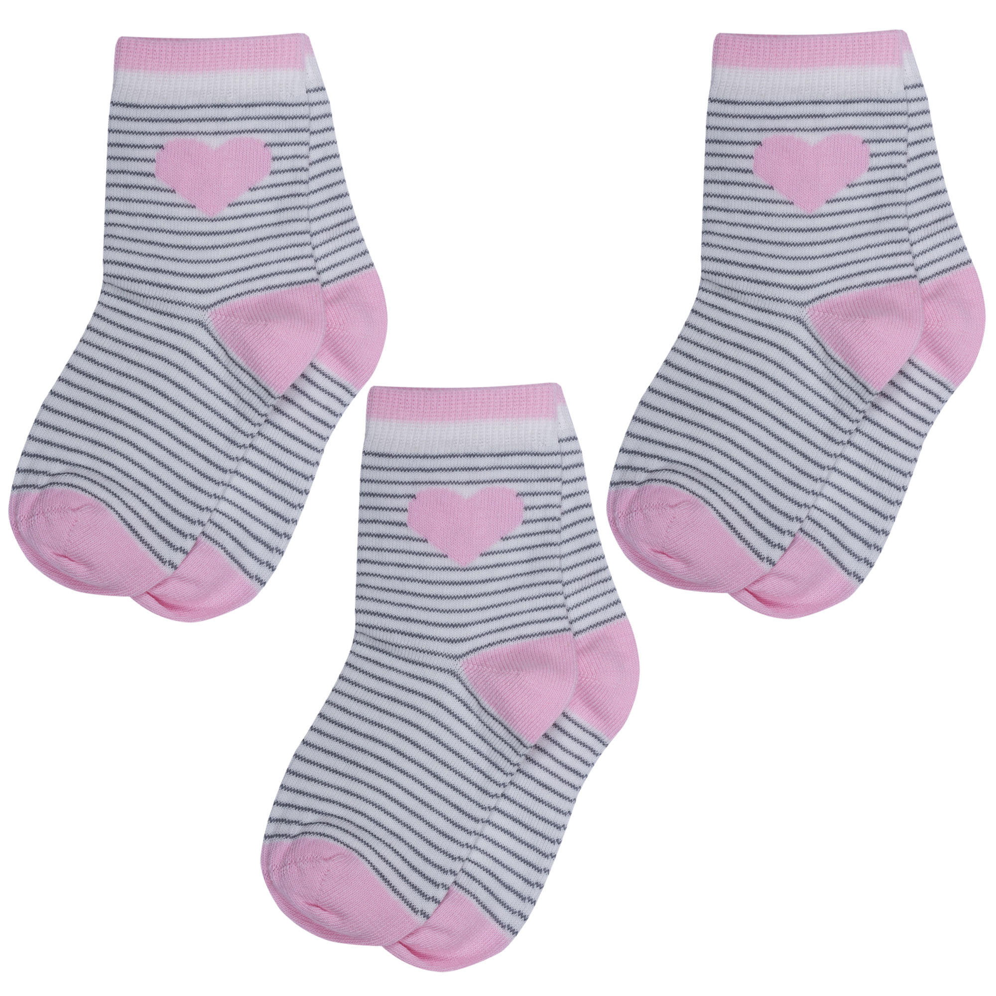 Носки для девочек Rusocks 3-Д3-13794 розовый; белый 20-22 носки st friday socks полоски с сердечком голубой