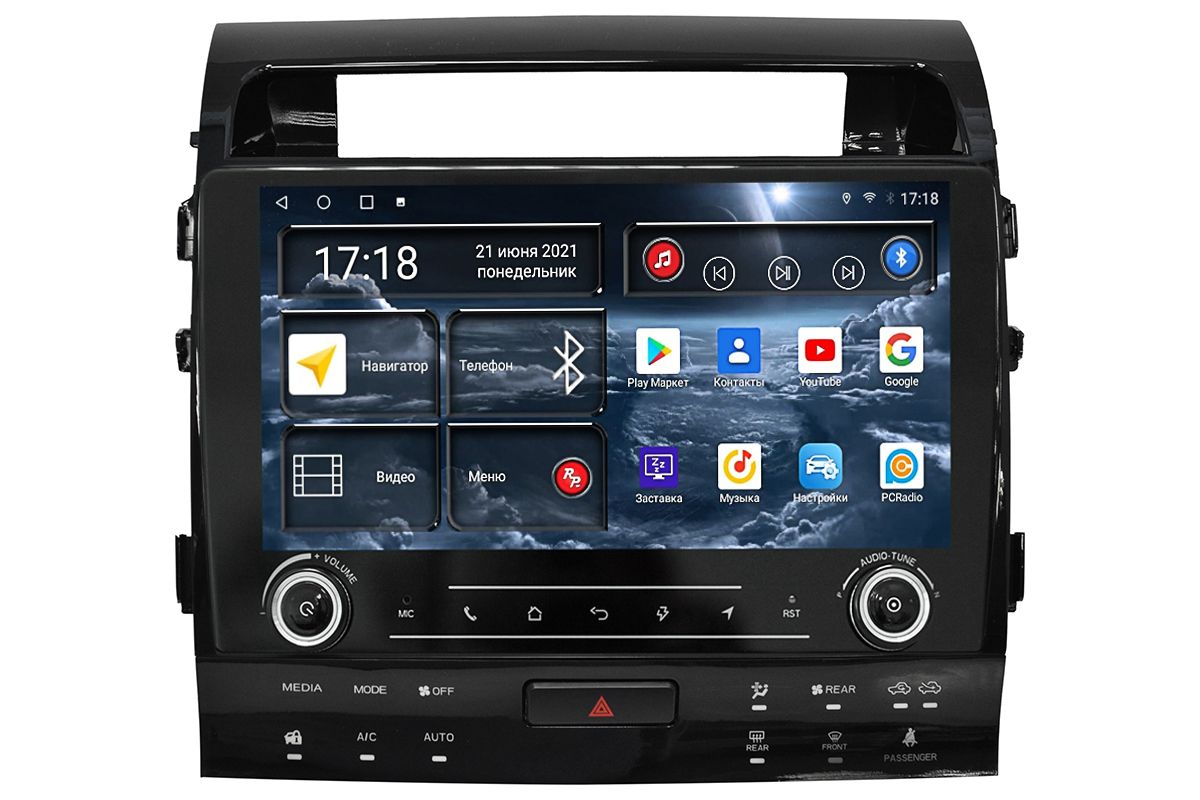 

Автомобильная магнитола Redpower К75202 Toyota Land Cruiser 200 07-09 климат на магнитоле, K75202