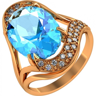 

Кольцо из серебра р. 19,5 ПРИВОЛЖСКИЙ ЮВЕЛИР 262735-FA11FA15, фианит/алпанит, 262735-FA11FA15