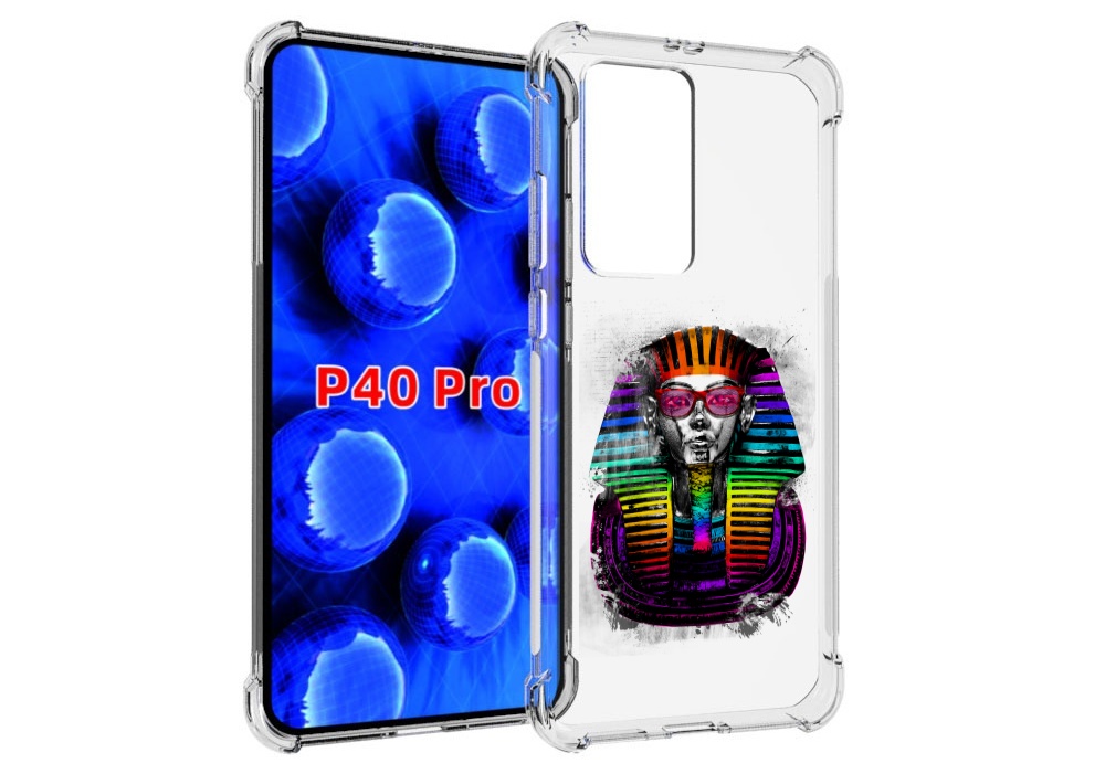 

Чехол MyPads модная богиня для Huawei P40 Pro противоударный, Прозрачный, Tocco