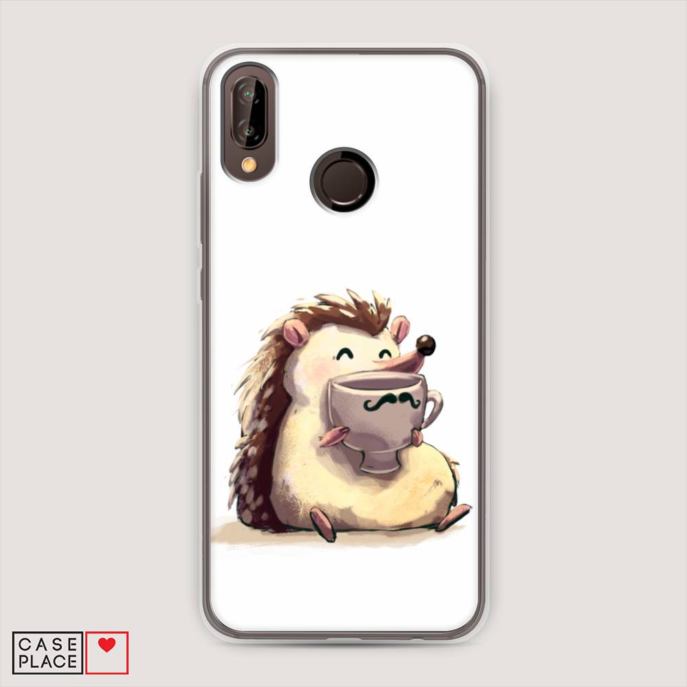 

Чехол Awog "Еж кофеман" для Huawei Nova 3