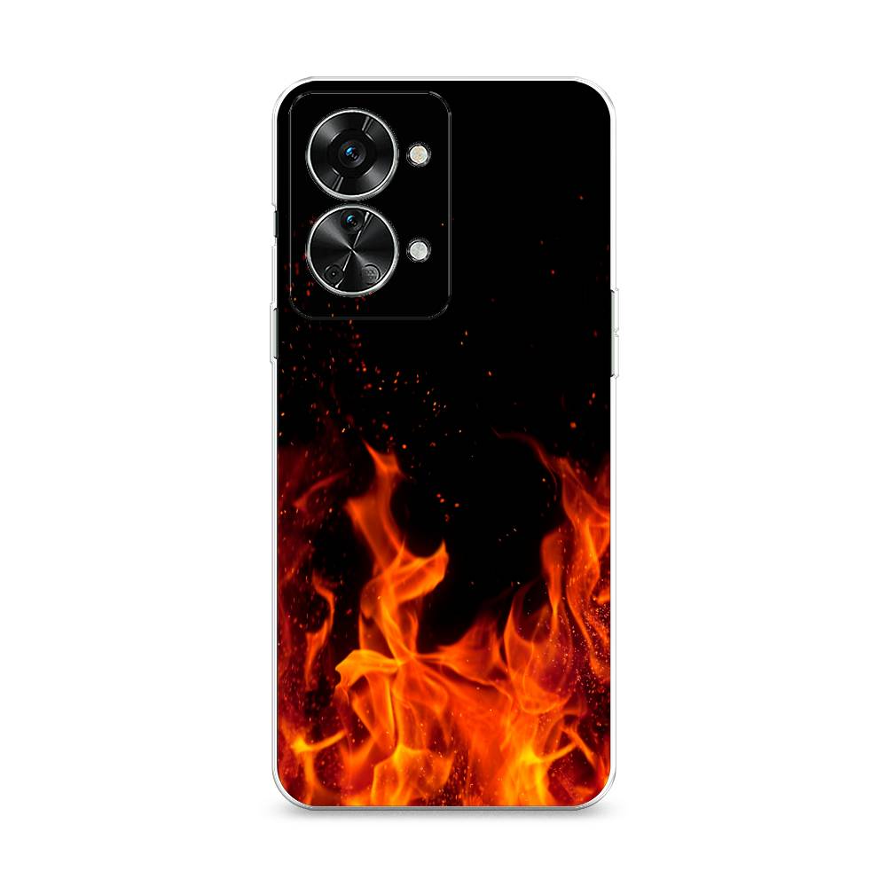 

Чехол Awog на OnePlus Nord 2T / ВанПлас Норд 2T "Все в огне", Разноцветный, 153250-4