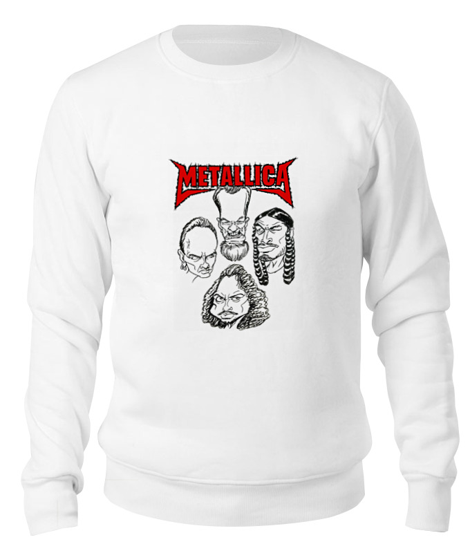 

Свитшот унисекс Printio Metallica белый XS, Metallica