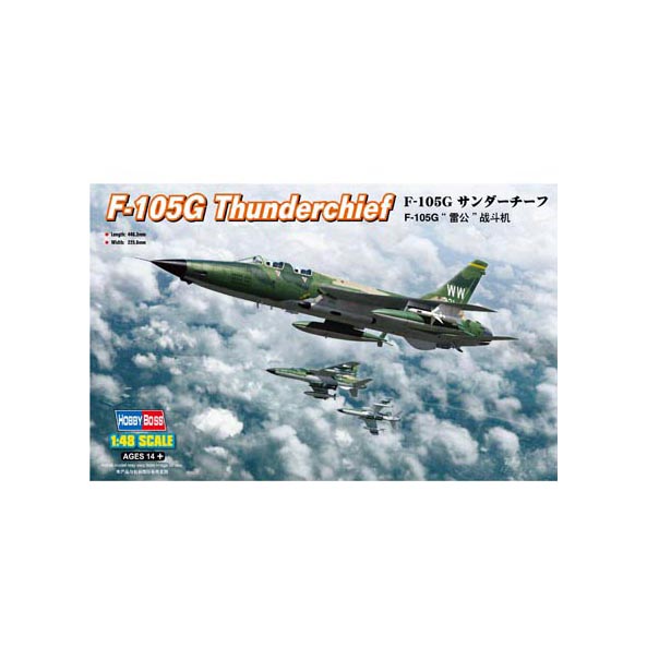 

Сборная модель HobbyBoss Истребитель F-105G Thunderchief 80333