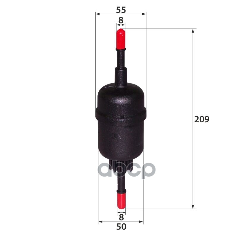 Fc-017E Wk511/2 (50 Шт) (Фильтр Топливный) Rb-exide арт. FC017E