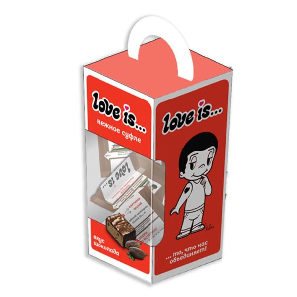 

Конфеты суфлейные Love is Птичье молоко со вкусом шоколада в глазури 128 г