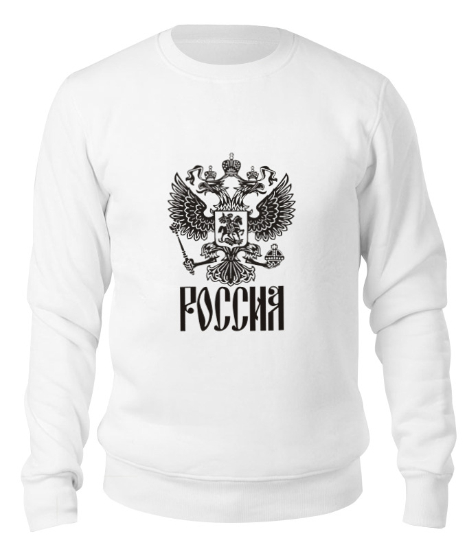 

Свитшот унисекс Printio Россия белый S, Россия