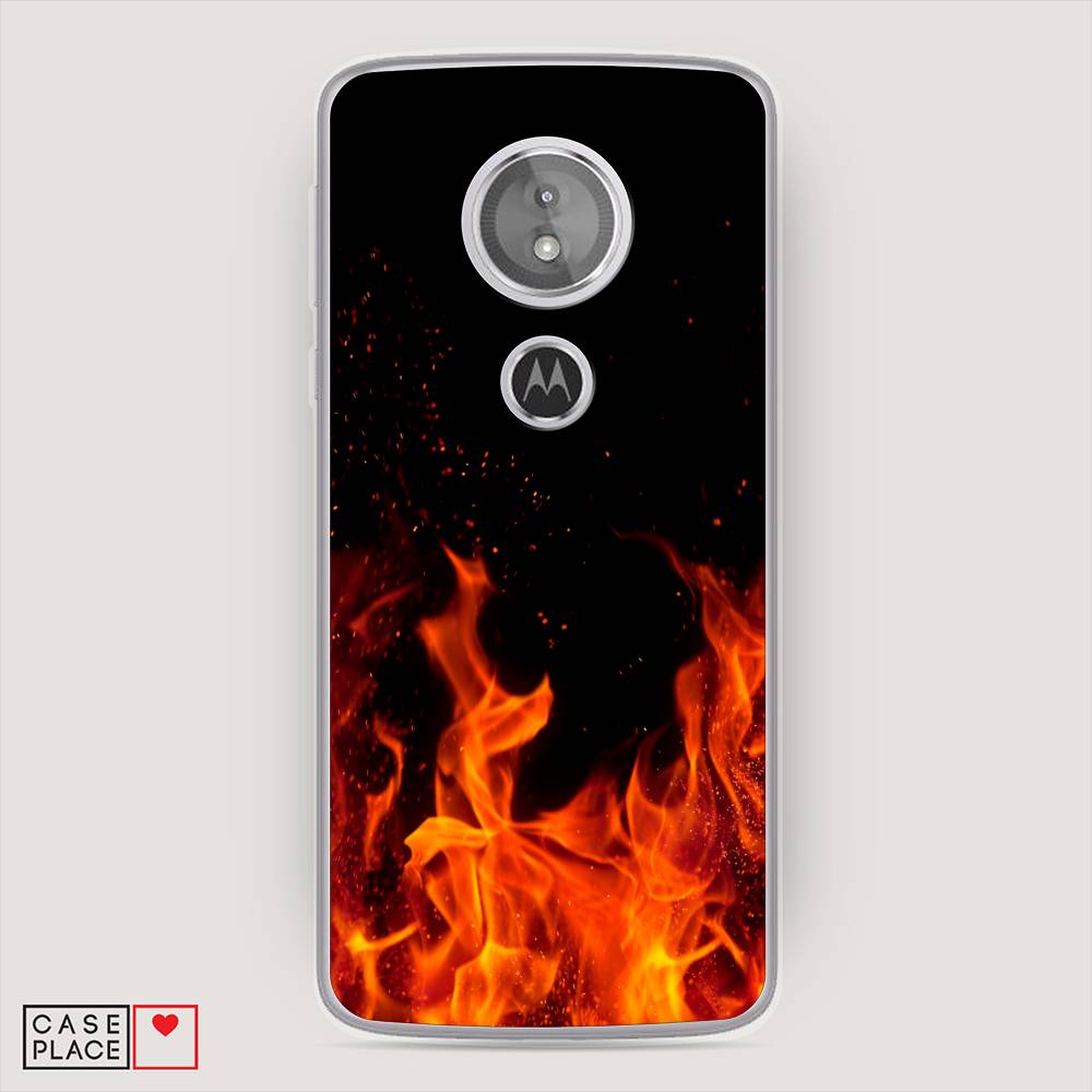 

Чехол Awog на Motorola Moto E5 / Моторола Мото E5 "Все в огне", Разноцветный, 241050-4