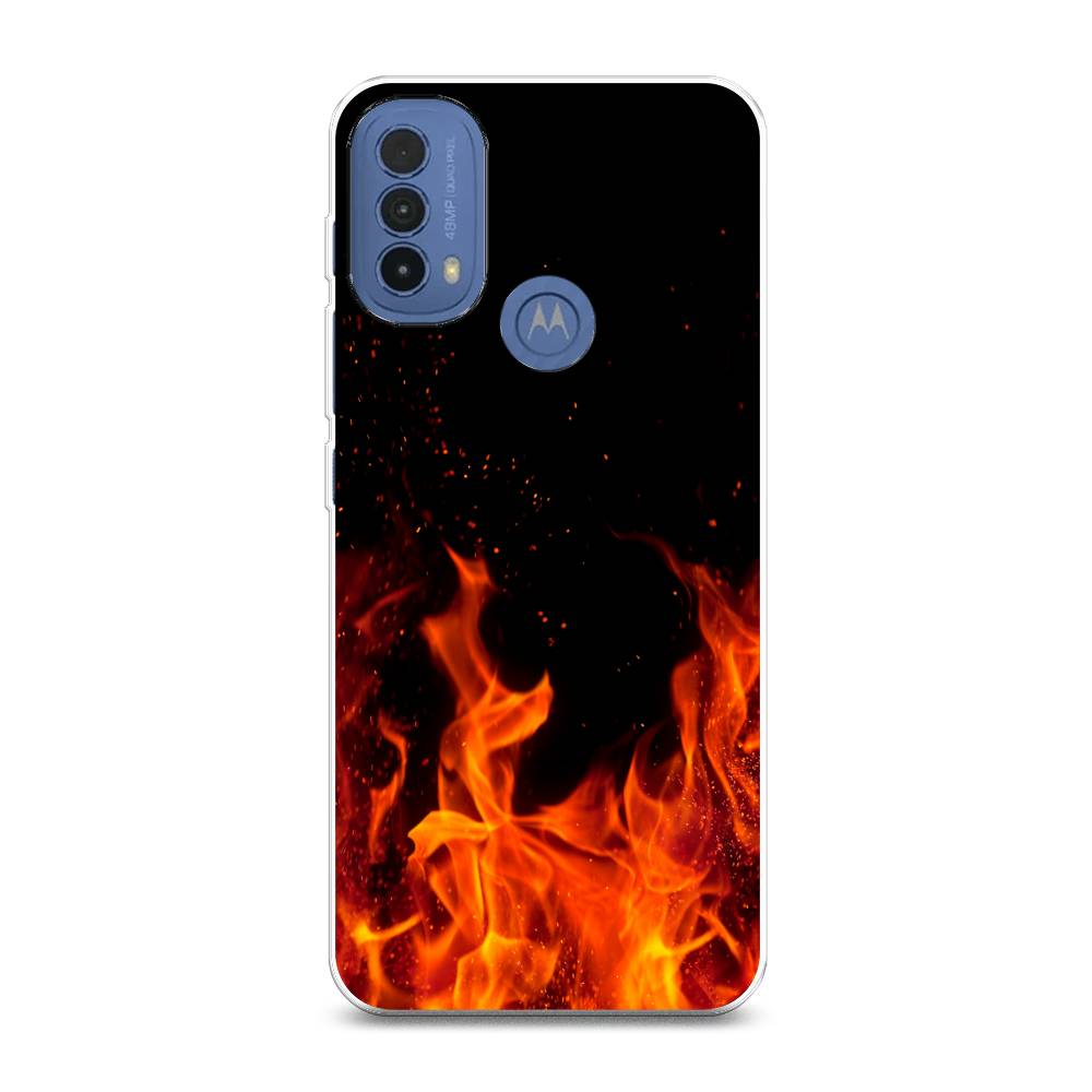 

Чехол Awog на Lenovo K14 Plus/Motorola Moto E20/E30/E40 "Все в огне", Разноцветный, 243550-4