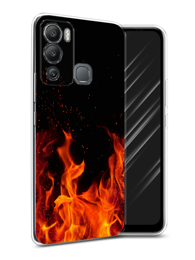 

Чехол Awog на Infinix Hot 12i "Все в огне", Разноцветный, 3101250-4