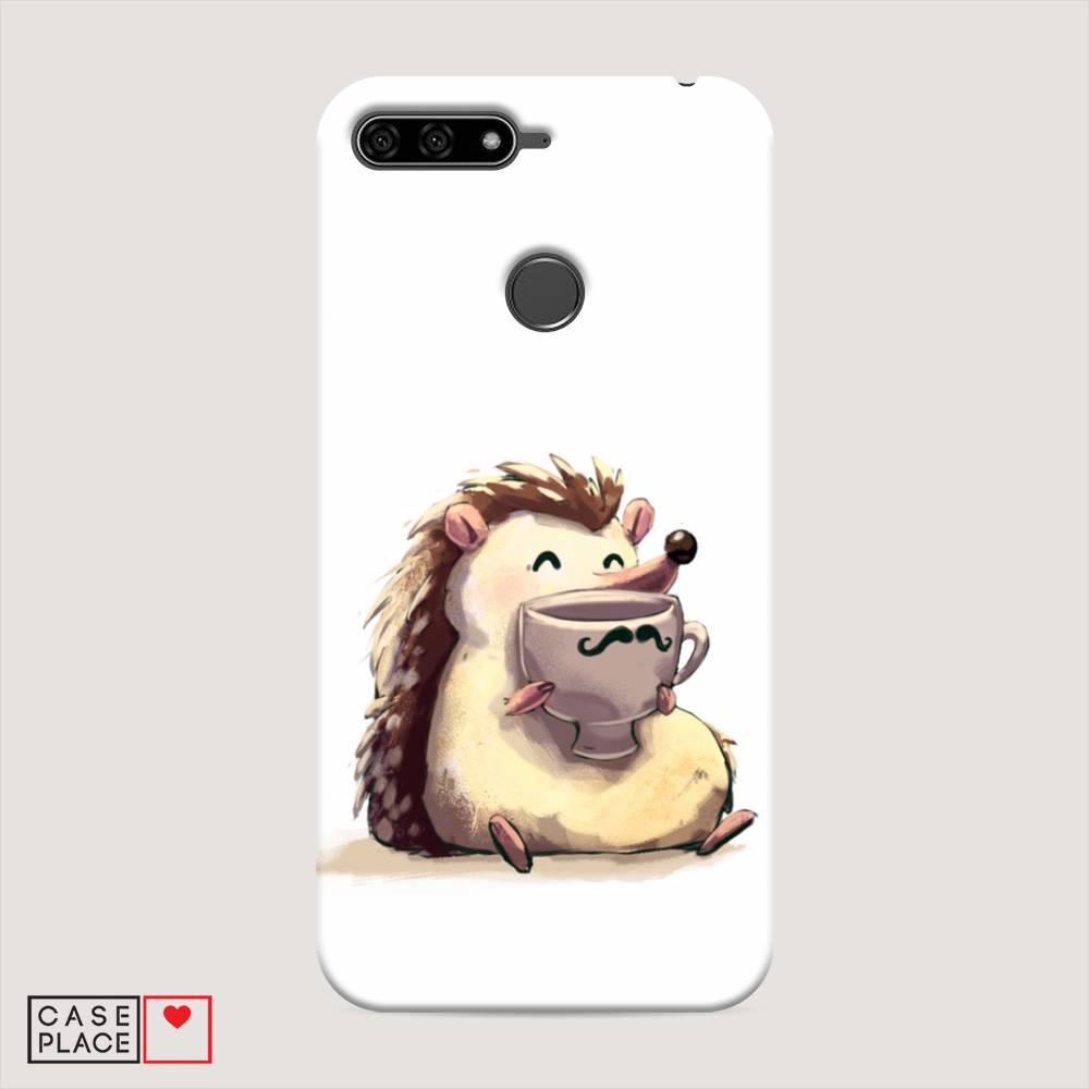 

Чехол Awog "Еж кофеман" для Honor 7C, 64520-7
