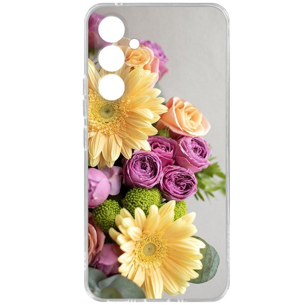 

Чехол-накладка Krutoff Clear Case Букет для Samsung Galaxy A54 5G, Прозрачный