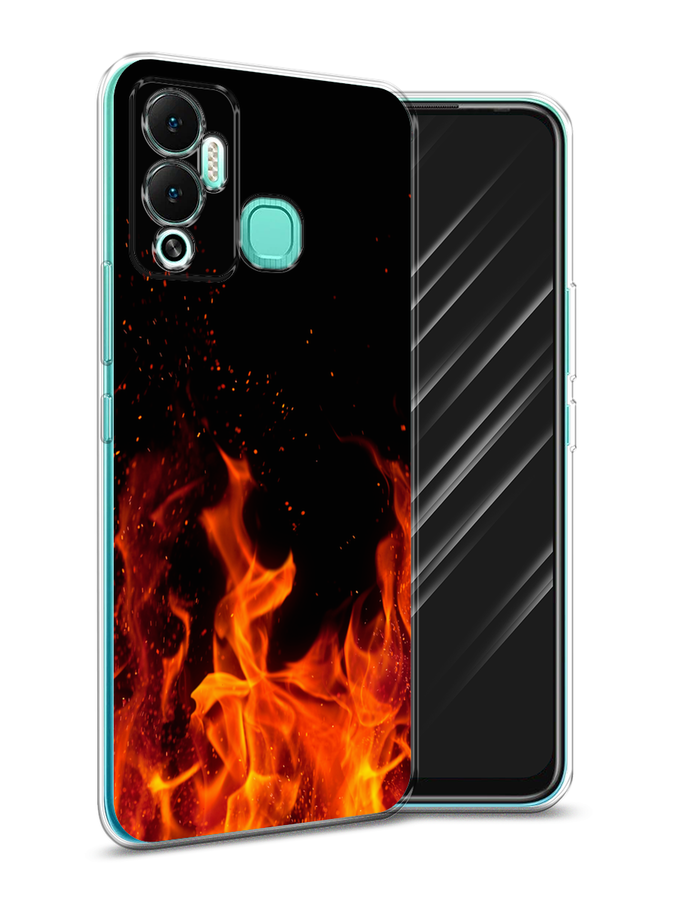 

Чехол Awog на Infinix Hot 12 Play "Все в огне", Разноцветный, 3101750-4
