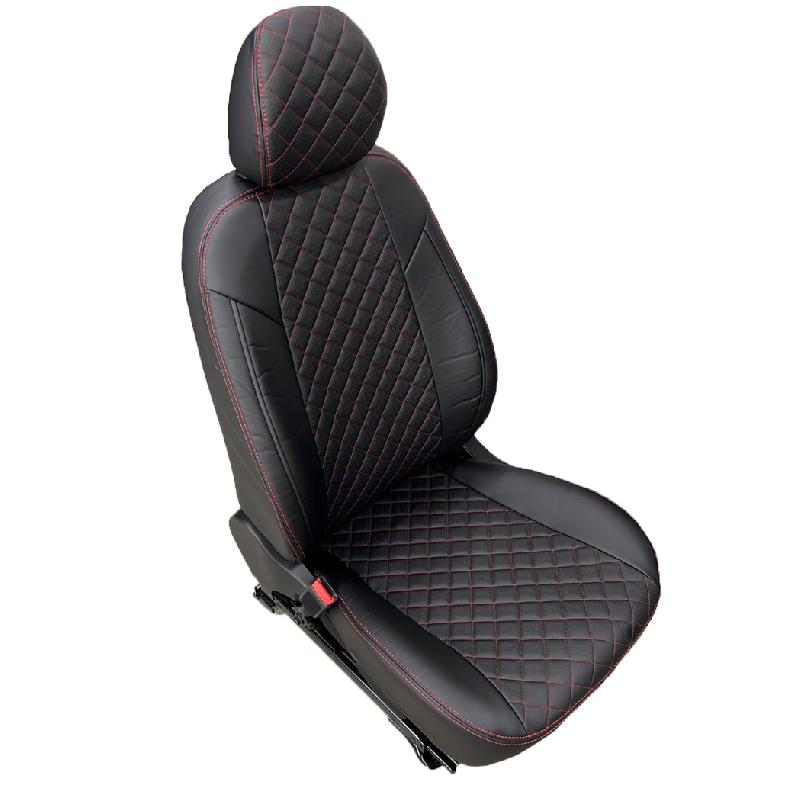 

Авточехлы Автопилот LADA Kalina I и II седан/хэтчбек/универсал с 2004-2014 Экокожа Ромб, Черный;красный, Экокожа Ромб