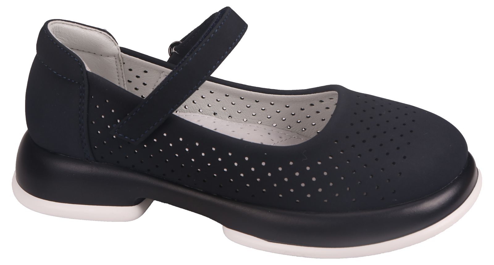 Туфли Tom-Miki для девочек, тёмно-синие, размер 33, T-10684-K