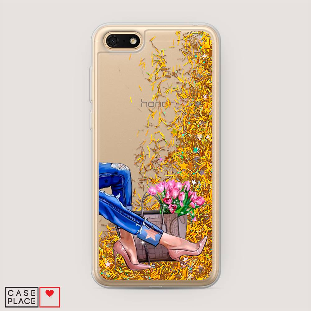 

Чехол Awog на Honor 7A "Каблучки", Голубой;коричневый;розовый, 65290-1