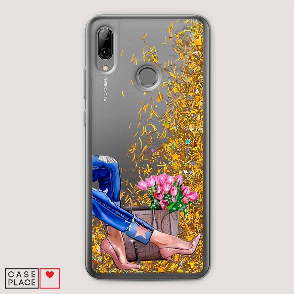

Чехол Awog на Honor 10 Lite "Каблучки", Голубой;коричневый;розовый, 67590-1