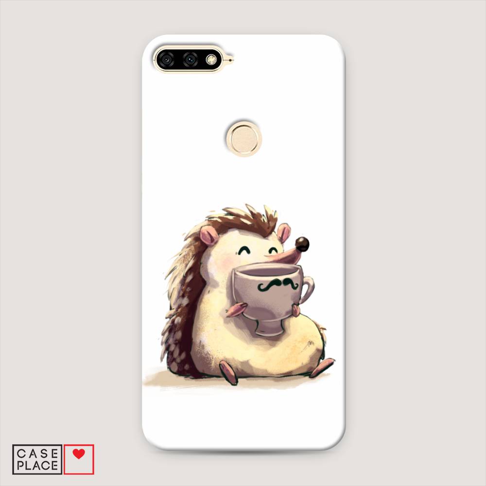 

Чехол Awog "Еж кофеман" для Honor 7A Pro, 65420-7