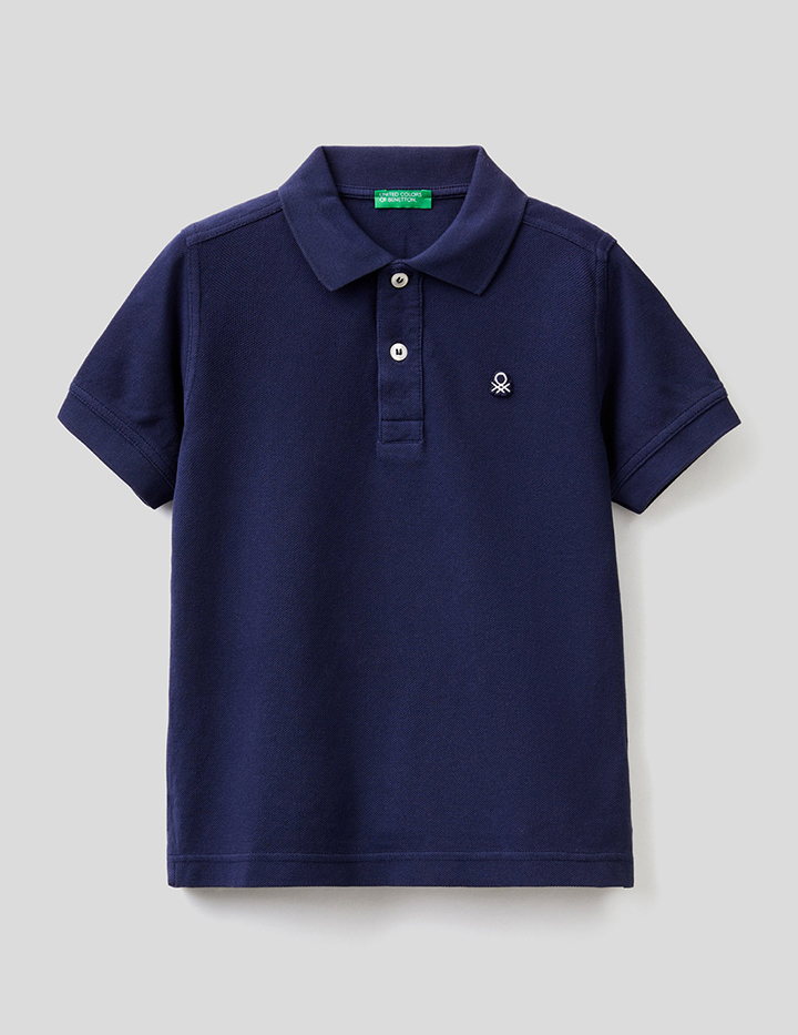 

Поло детское Benetton CCC_3089C3135_252_EL синий р.158, CCC_3089C3135_252