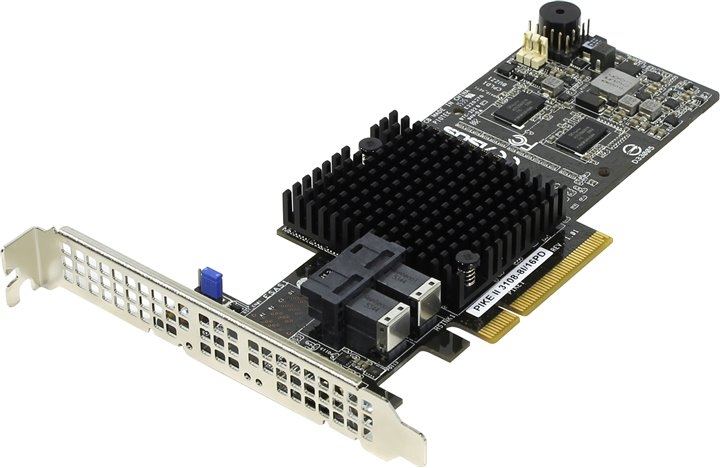 Контроллер ASUS PIKE II 3108-8I/16PD/2G, 8-port SAS-3, 12 Gbit/s, RAID