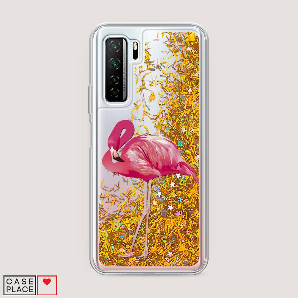 

Чехол Awog на Huawei P40 lite 5G "Застенчивый фламинго", Розовый, 6103090-1