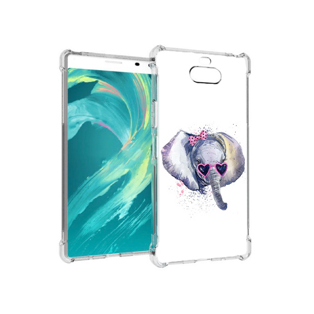 

Чехол MyPads Tocco для Sony 8 слоник в очках (PT140835.236.608), Прозрачный, Tocco
