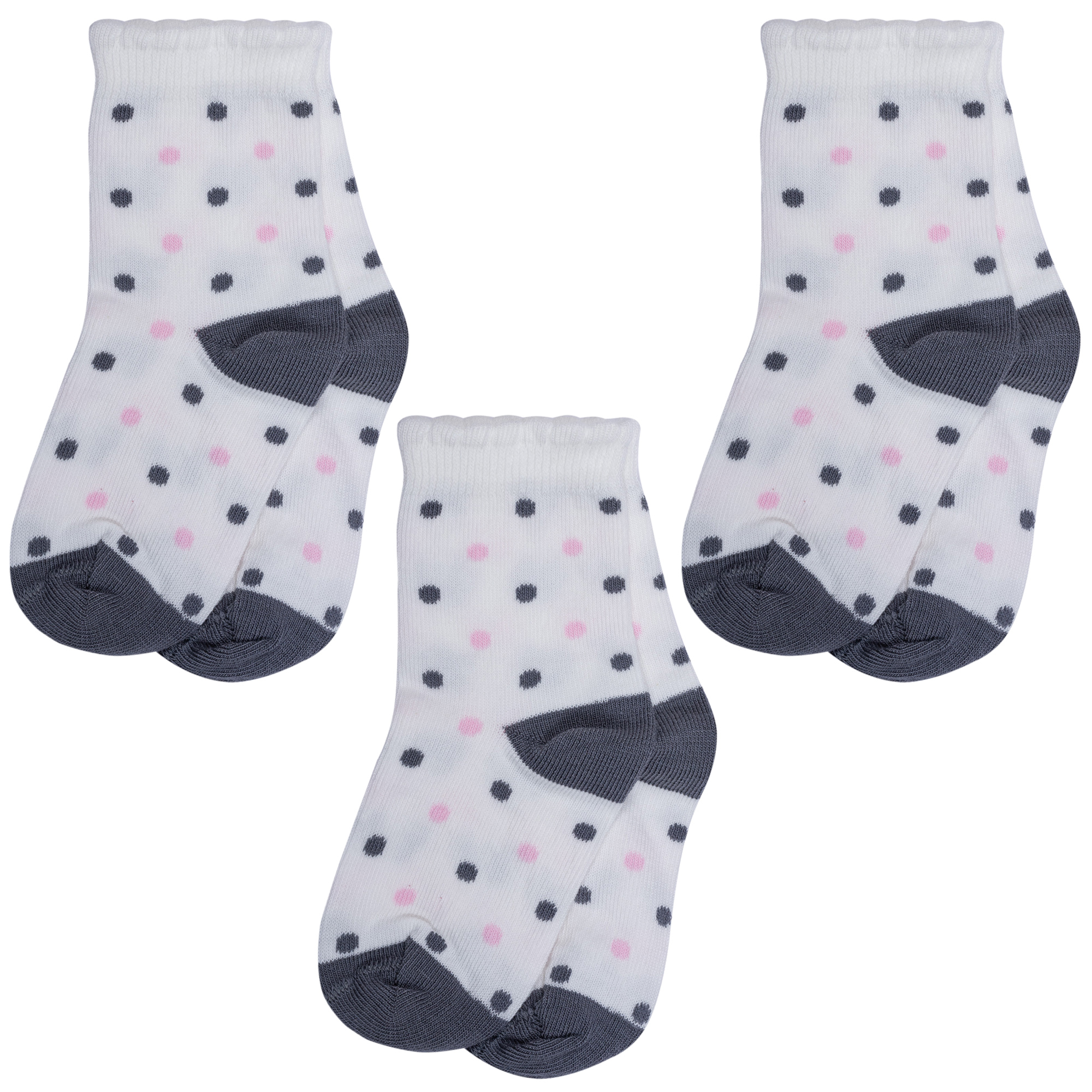 

Носки для девочек Rusocks 3-Д3-13794 бежевый; серый; розовый 9, 3-Д3-13794