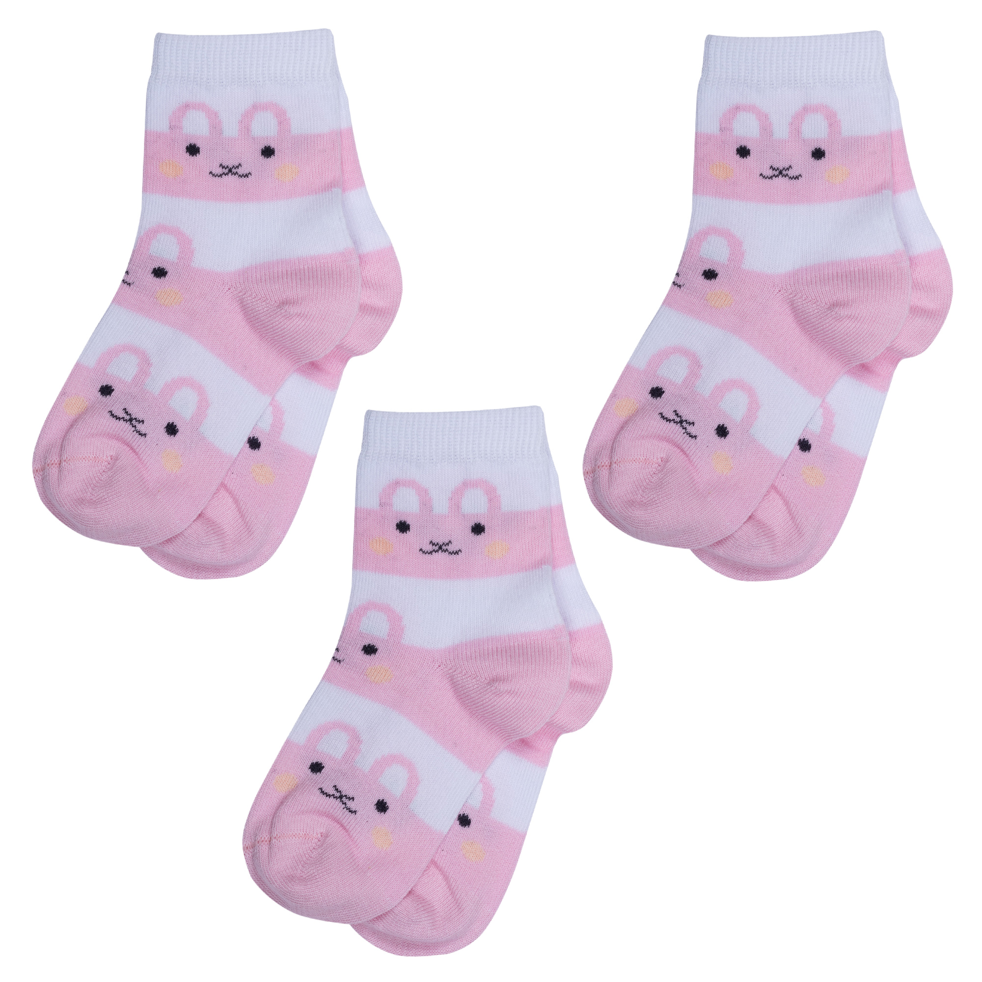 

Носки для девочек Rusocks 3-Д3-13792Д розовый; белый 20-22, 3-Д3-13792Д