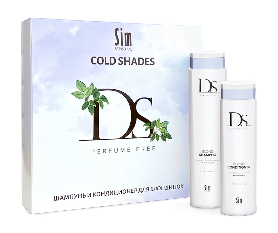 фото Набор средств sim sensitive для волос ds cold shades blond set