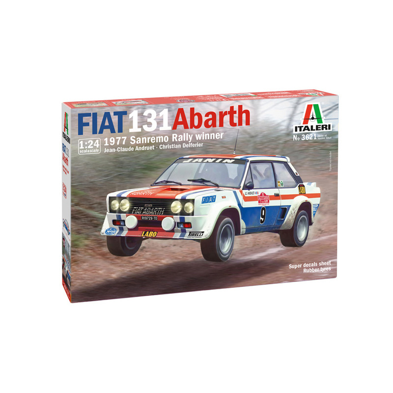 

Сборная модель Italeri Fiat 131 Abarth 1977 Sanremo Rally Winner 3621