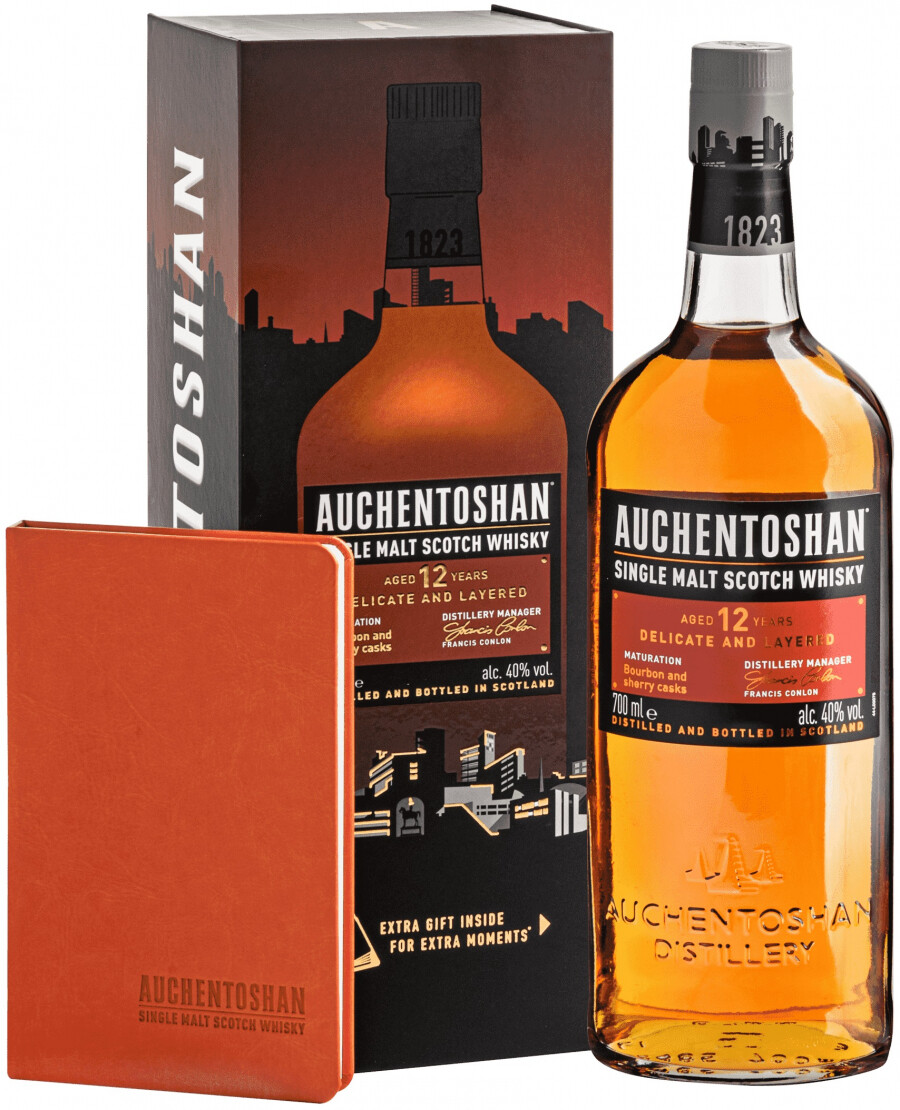 

Виски Auchentoshan 12YO, в подарочной упаковке+ ежедневник, 0.7 л