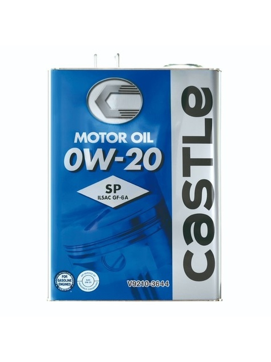 фото Масло моторное синтетическое castle motor oil 0w-20 sp/gf-6a 4л