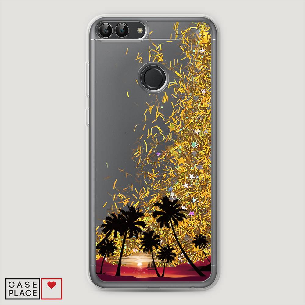 

Чехол Awog "Закат и пальмы" для Huawei P Smart, 64090-1