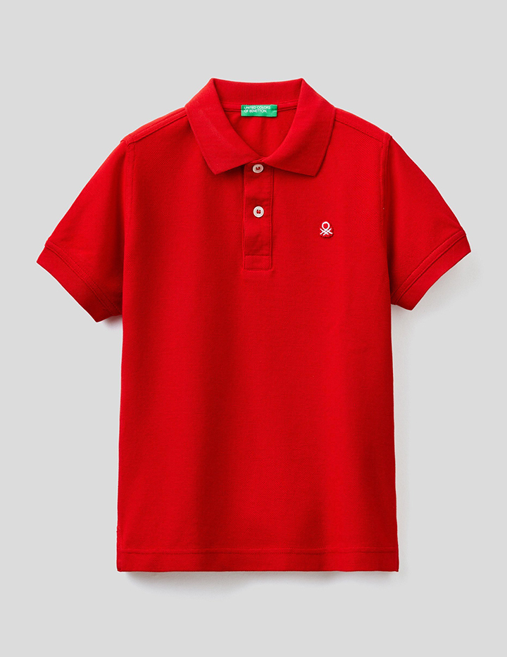 

Поло детское Benetton 22P_3089C3135_015_XL красный р.152, 22P_3089C3135_015