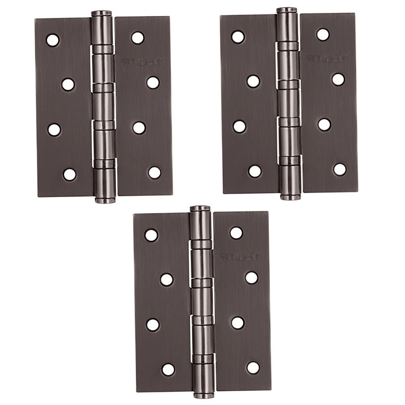 

Петля дверная универсальная 4BB/BL (графит) 100х75х2,5 мм (3 шт)
