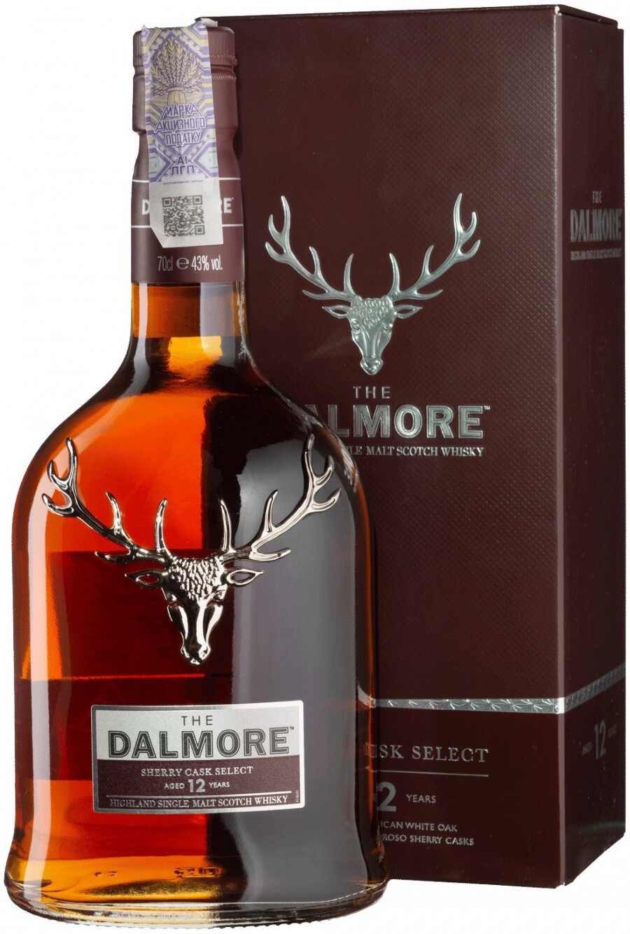 

Виски Dalmore 12 Years Old Sherry Cask Select, в подарочной упаковке, 0.7 л