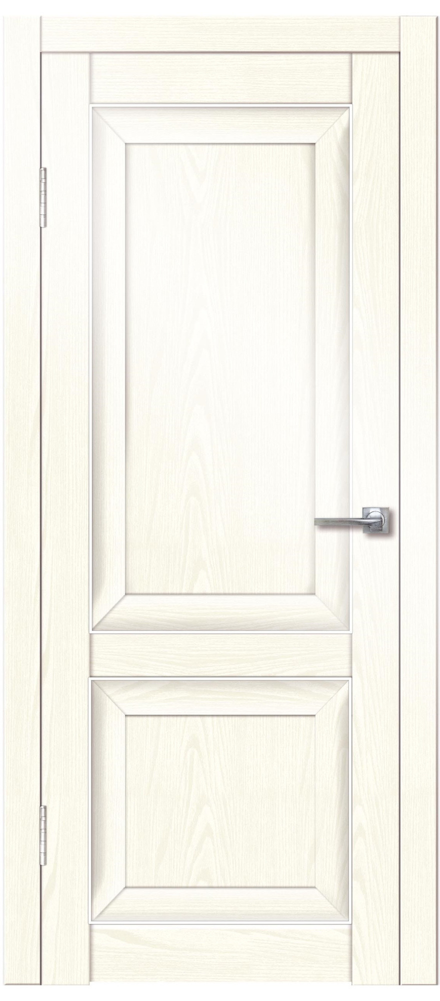 фото Дверь межкомнатная дверная линия дг-пг-1 700х2000 мм ясень белый/белая 21-08