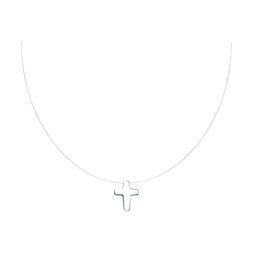 

Колье из серебра 38 см SKLV 94070619, 94070619