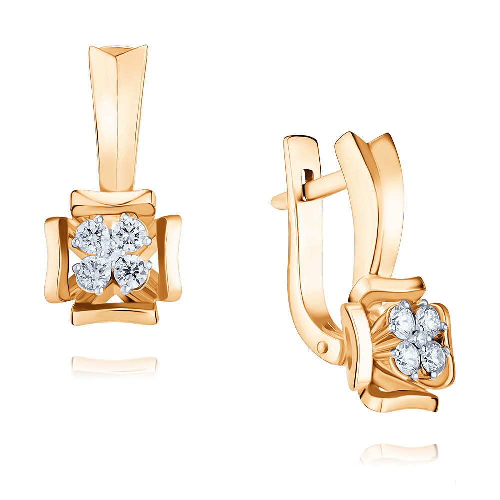 

Серьги из красного золота с бриллиантом ADAMAS 2456546/01-А50Д-41, 2456546/01-А50Д-41