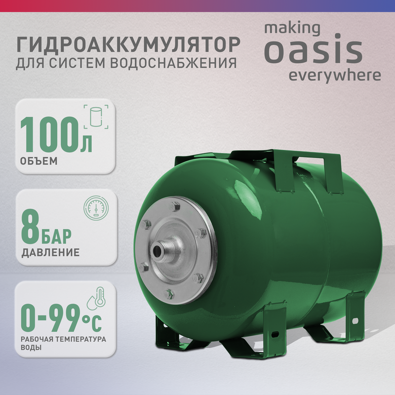 Гидроаккумулятор для систем водоснабжения making Оasis everywhere GH-100N 6700₽