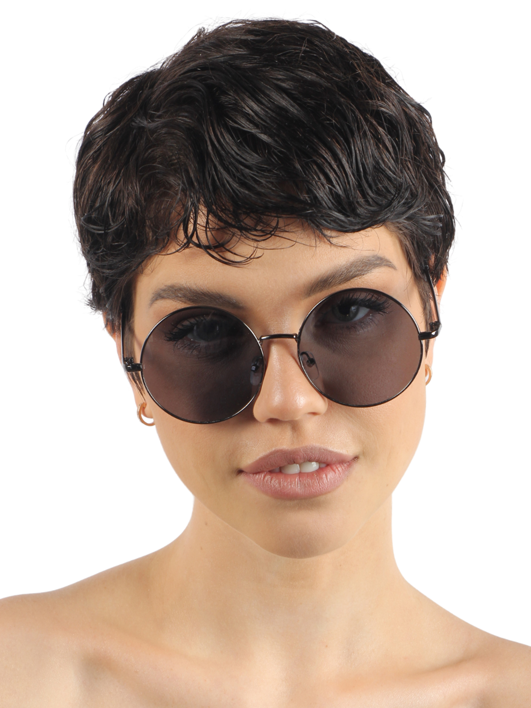 Солнцезащитные очки унисекс Pretty Mania ANG556, серые
