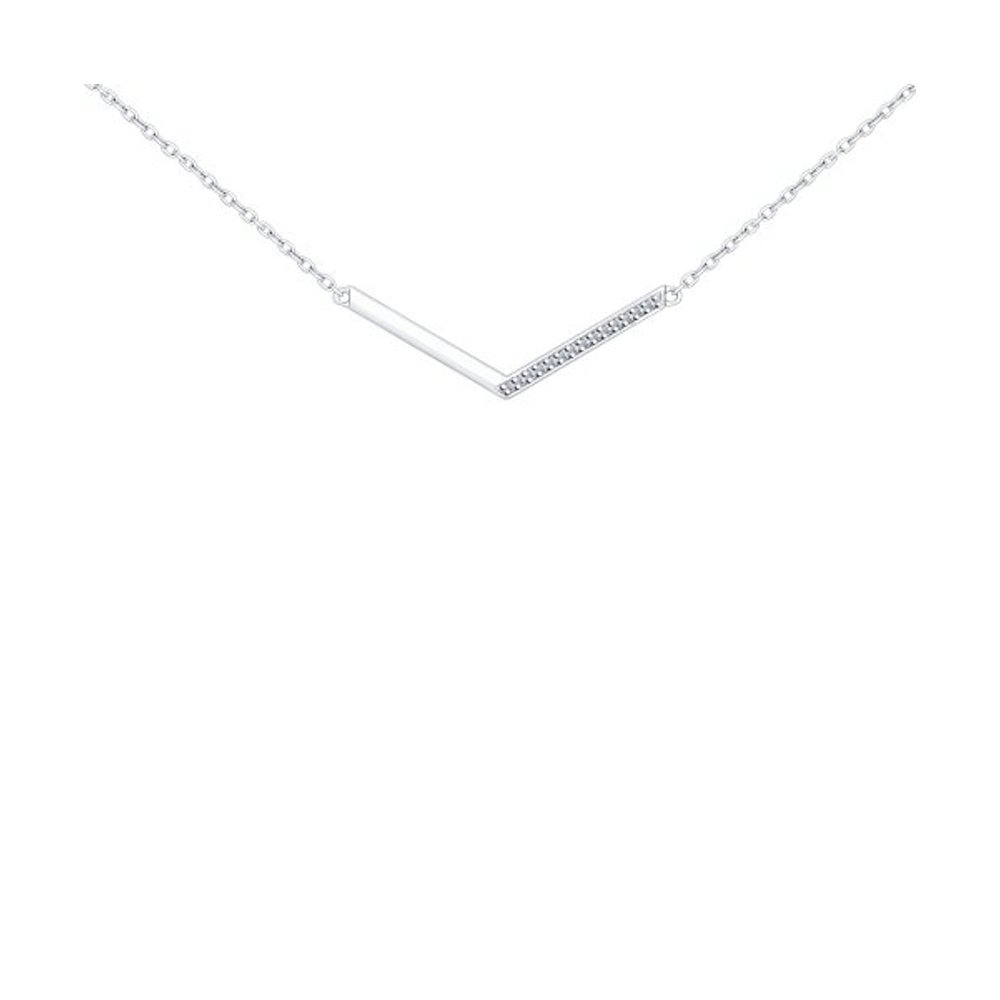 

Колье из серебра с фианитом 55 см SOKOLOV 94070088, 94070088
