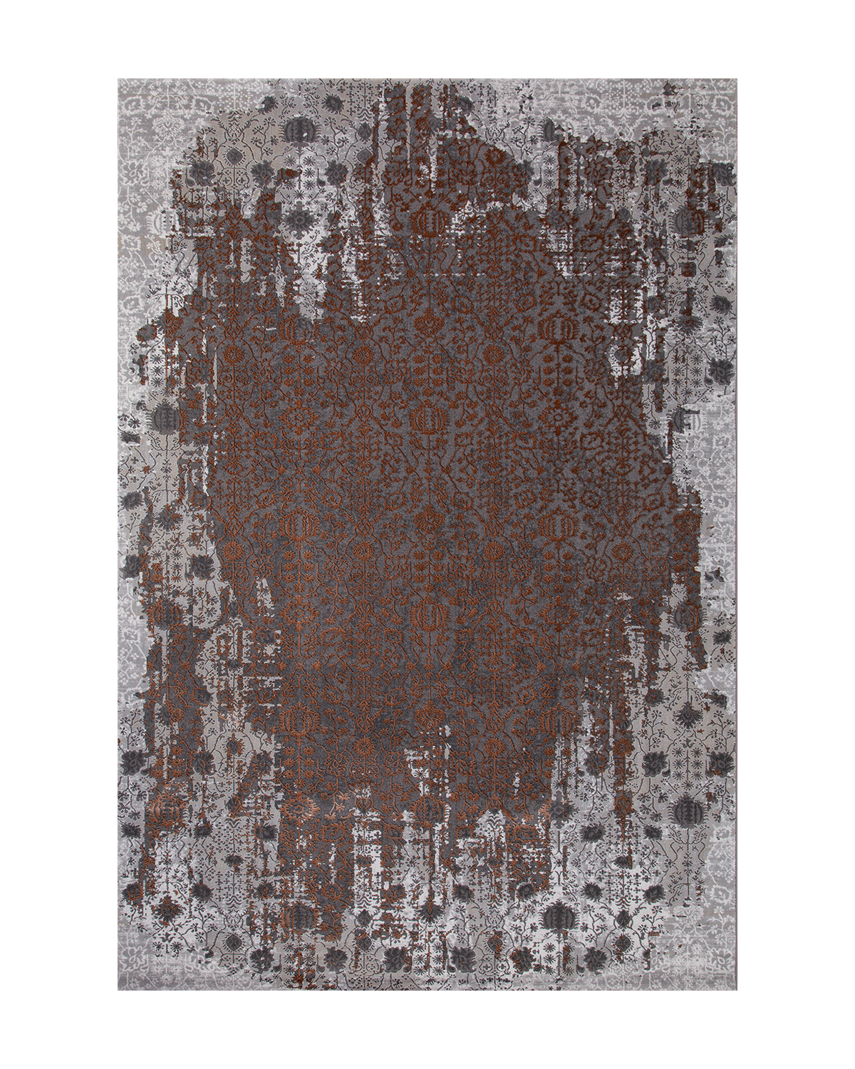 

Ковёр Merinos Grand 80x150 прямоугольный серый/бежевый 33370