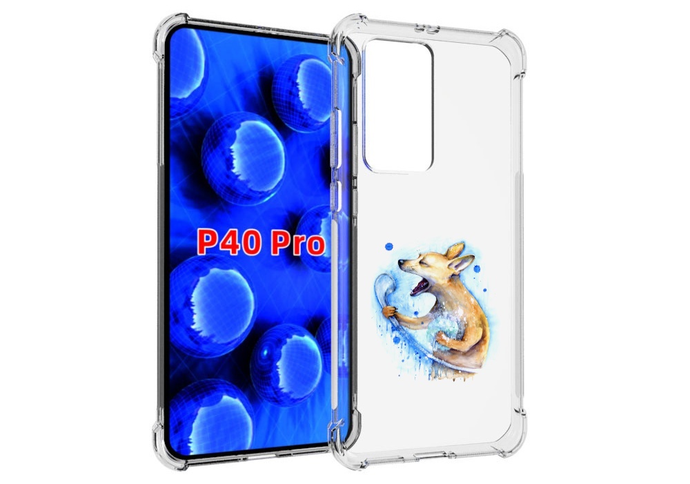 

Чехол MyPads пение в душе для Huawei P40 Pro противоударный, Прозрачный, Tocco