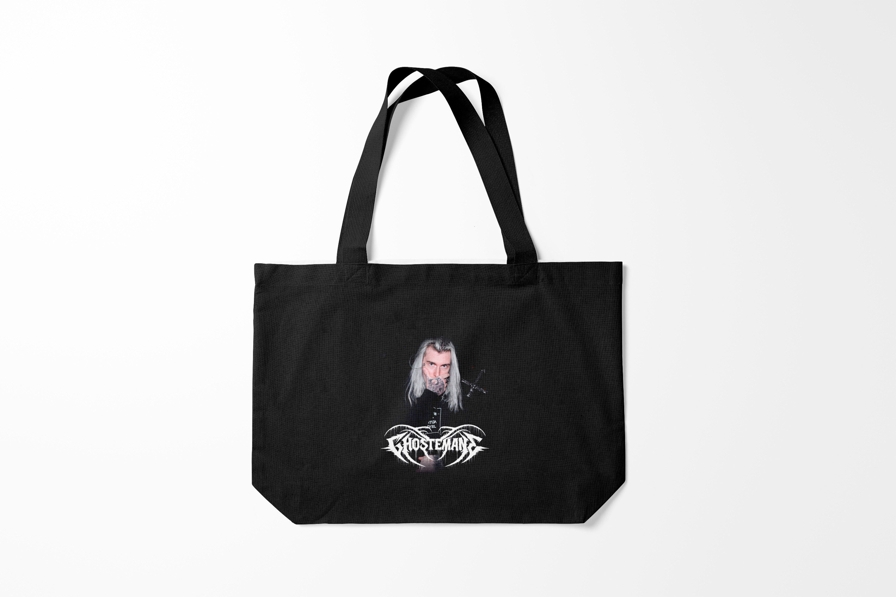 

Сумка шoппер унисекс Burnettie GHOSTEMANE, черный, GHOSTEMANE