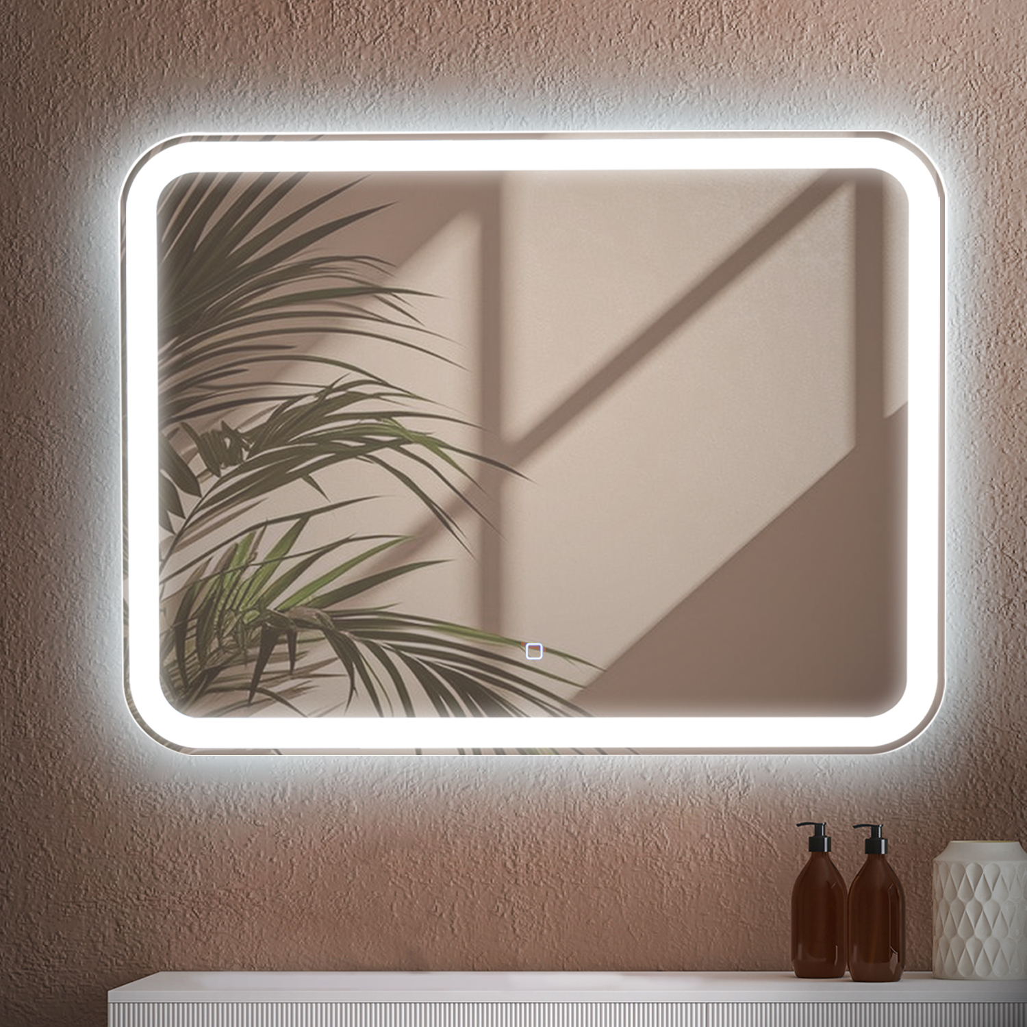 

Зеркало для ванной с подсветкой Silver Mirrors Мира LED-MM002832, 80х60 см, холодный свет