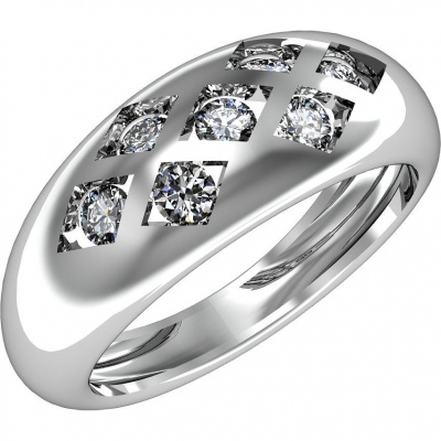 

Кольцо из серебра с фианитом р. 17,5 ПРИВОЛЖСКИЙ ЮВЕЛИР 241718-FA11, 241718-FA11