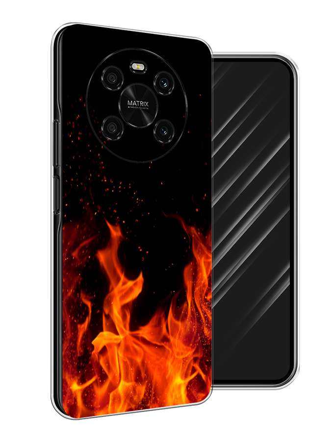 

Чехол Awog на Honor X9 4G/Magic4 Lite 4G "Все в огне", Разноцветный, 6108150-4